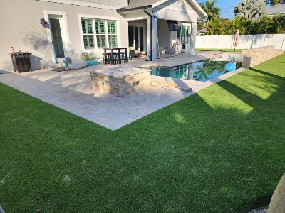 fake grass installers for home