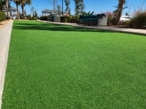 High-quality turf installation