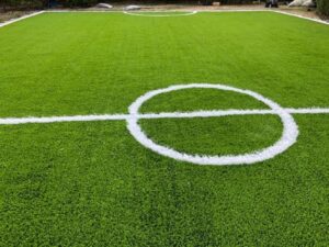 Artificial field grass customization for sports