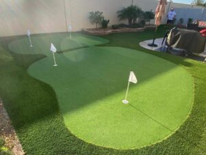 Synthetic Turf Installation Putting Green Turf