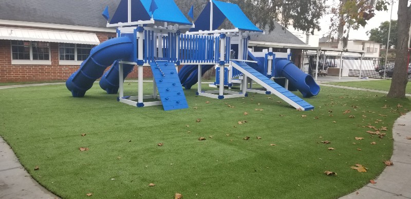 artificial grass for playground