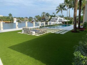astro turf landscaping pavers