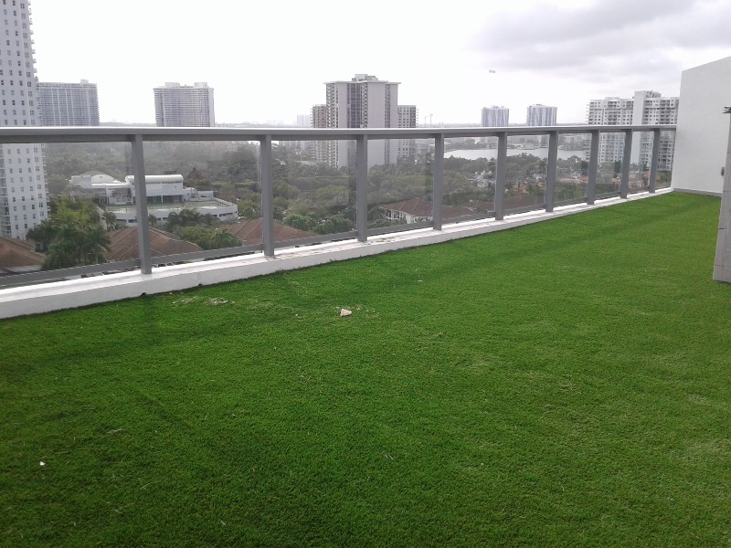 artificial grass on balconies
