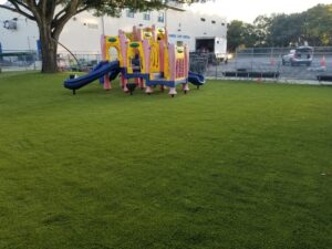 Synthetic Playground Grass