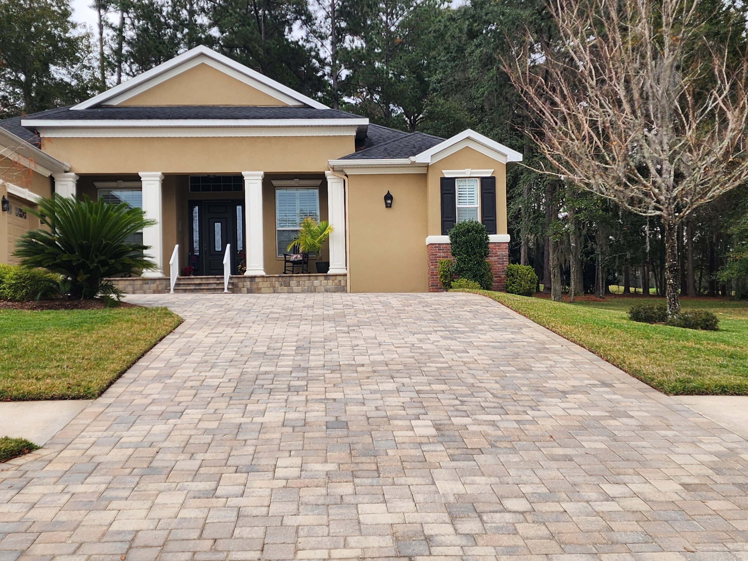 driveway brick paver installation 