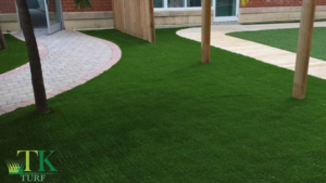 artificial grass installation in cheval