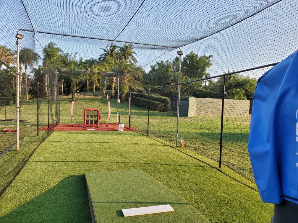 Artificial Turf Batting Cages